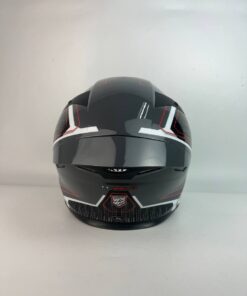 Alternative view of KYT TT REVO SPEEDING GRL GREY/BLACK GLOSS