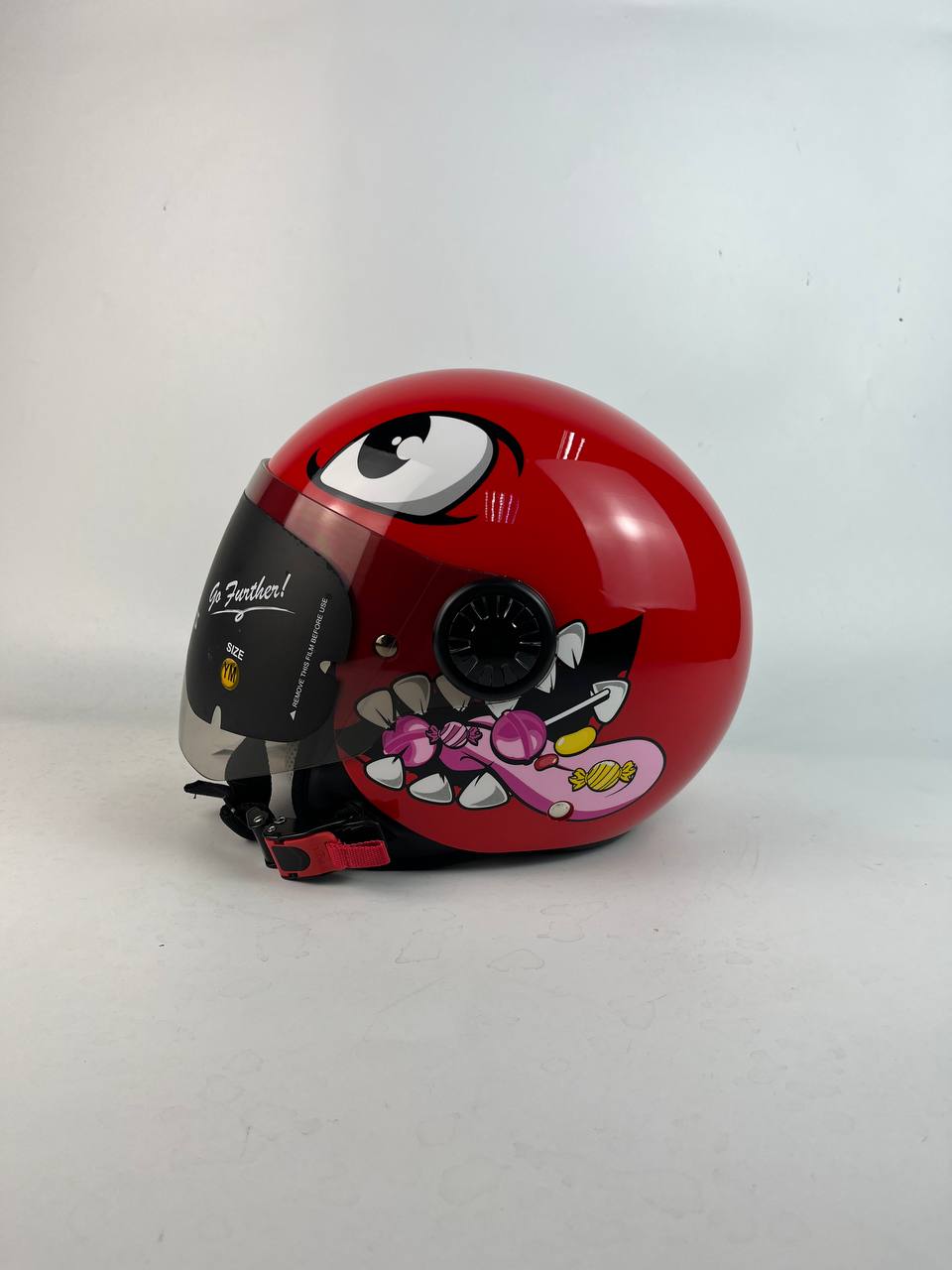 ZEUS IRIE KIDS HELMET RED/YELLOW - Image 5