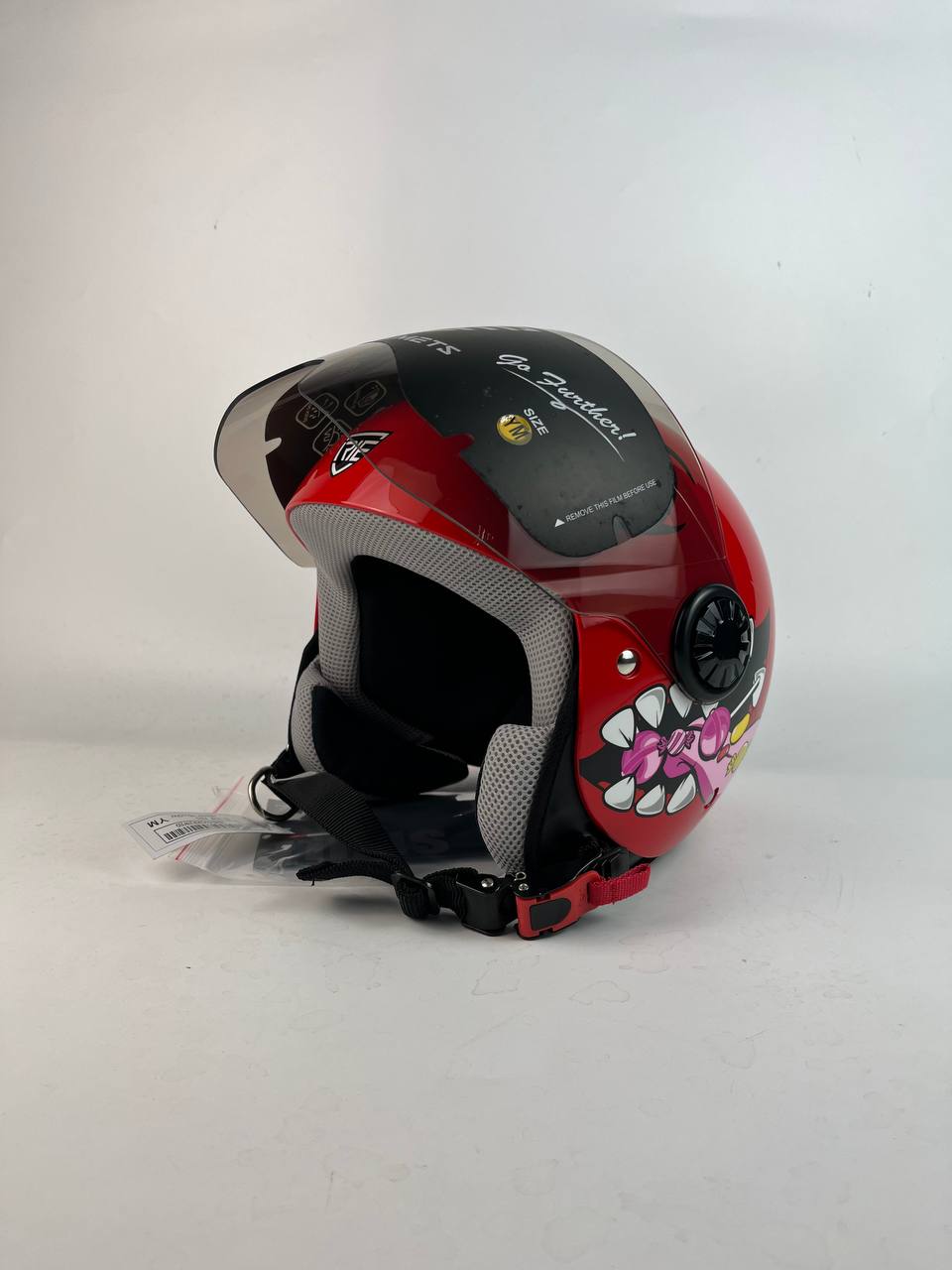 ZEUS IRIE KIDS HELMET RED/YELLOW - Image 2