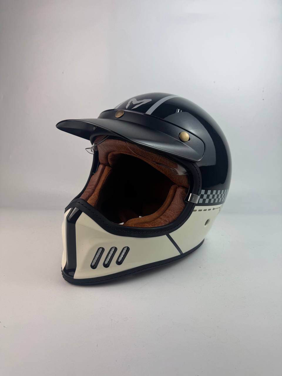 MHR TRACKER GLOSSY BLACK/CREAM GRAPHIC - Image 4