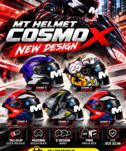MT HELMET COSMO X NEW DESIGN